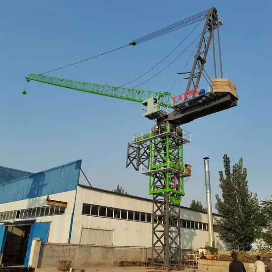 D125 5020 Turmdrehkran mit wippbarem Ausleger der Marke Tavol