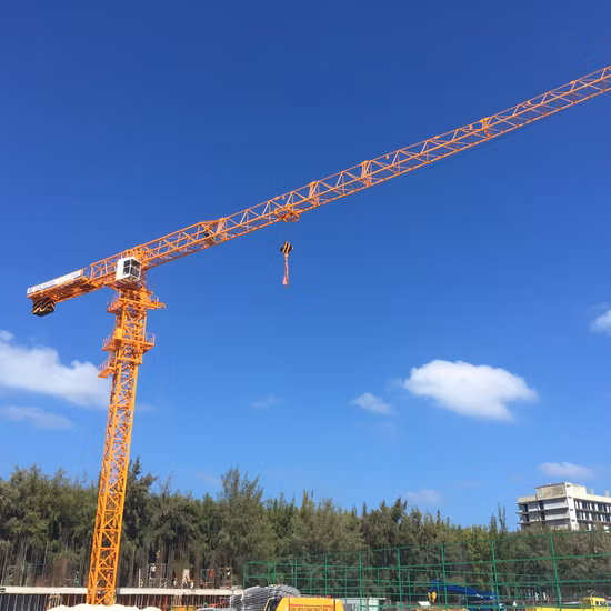 6ton Tower Crane 56m Jib Qtz80 Tower Crane Ersatzteile